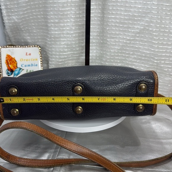 (X1) Dooney & Bourke vintage grained leather crossbody bag 80s, Y2K - Picture 7 of 16